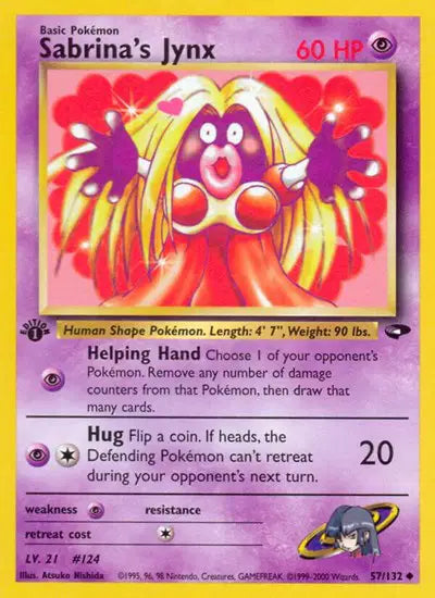 Sabrina's Jynx - 57/132 - 1st Edition - Gym Challenge