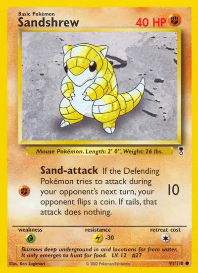Sandshrew - 91/110 - Legendary Collection