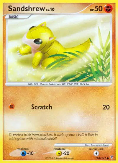 Sandshrew - 124/147 - Supreme Victors