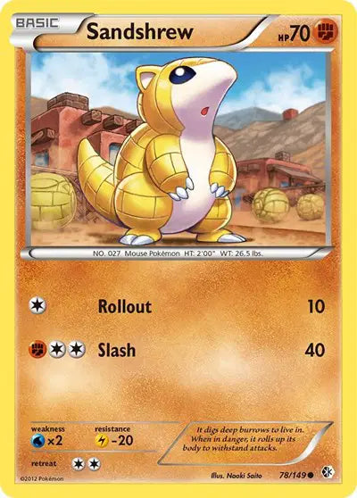 Sandshrew - 78/149 - Boundaries Crossed