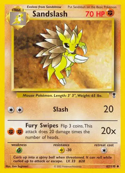 Sandslash - 62/110 - Legendary Collection