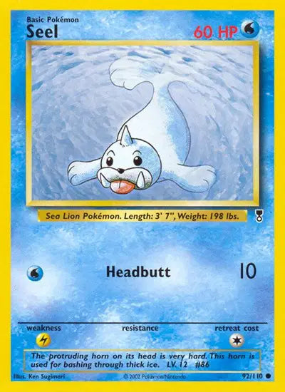 Seel - 92/110 - Legendary Collection
