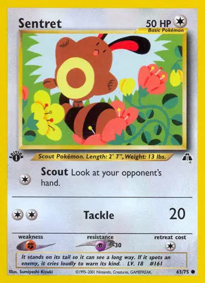 Sentret - 63/75 - 1st Edition - Neo Discovery