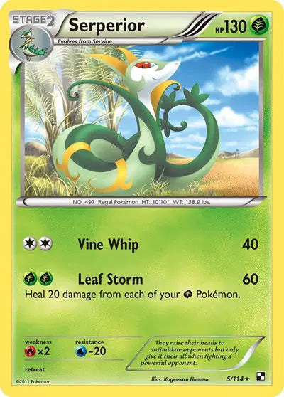 Serperior - 5/114 - Black & White