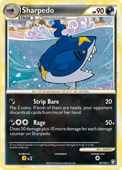 Sharpedo - 30/102 - Triumphant