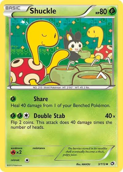 Shuckle - 3/113 - Legendary Treasures