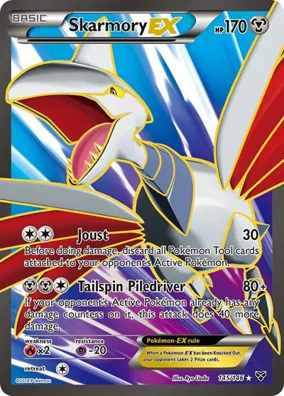 Skarmory EX - 145/146 - XY Base Set