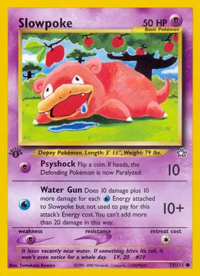 Slowpoke - 73/111 - 1st Edition - Neo Genesis