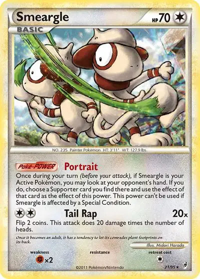 Smeargle - 21/95 - Call of Legends
