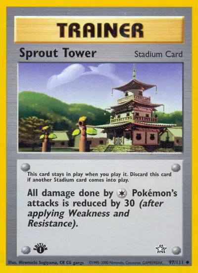 Sprout Tower - 97/111 - 1st Edition - Neo Genesis