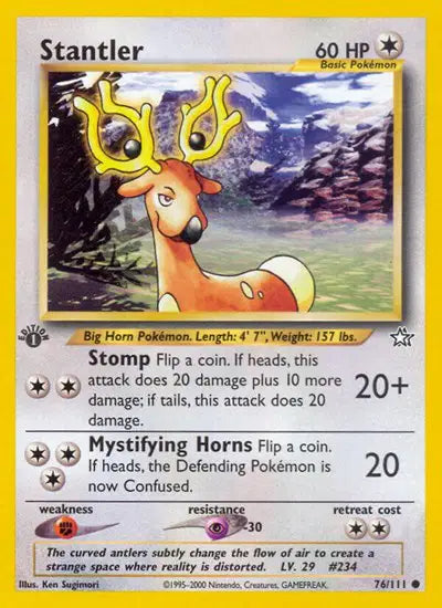 Stantler - 76/111 - 1st Edition - Neo Genesis