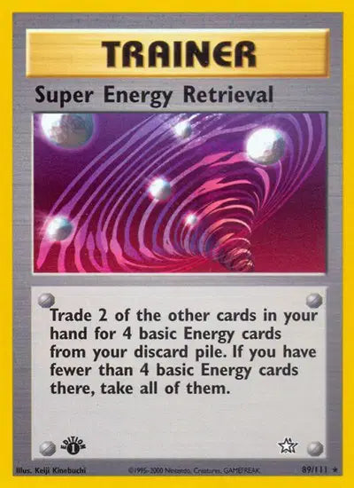 Super Energy Retrieval - 89/111 - 1st Edition - Neo Genesis