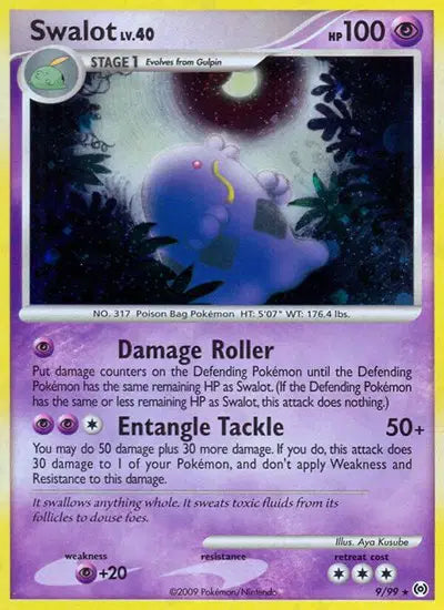 Swalot - 9/99 - Platinum Arceus