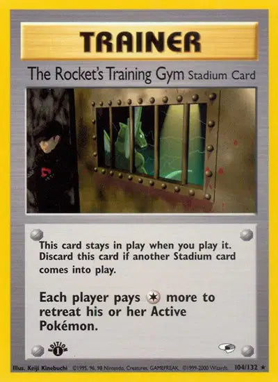 The Rocket's Training Gym - 104/132 - 1st Edition - Gym Heroes
