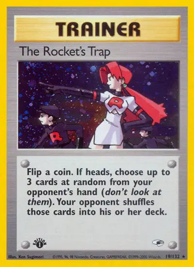 The Rocket's Trap - 19/132 - 1st Edition - Gym Heroes