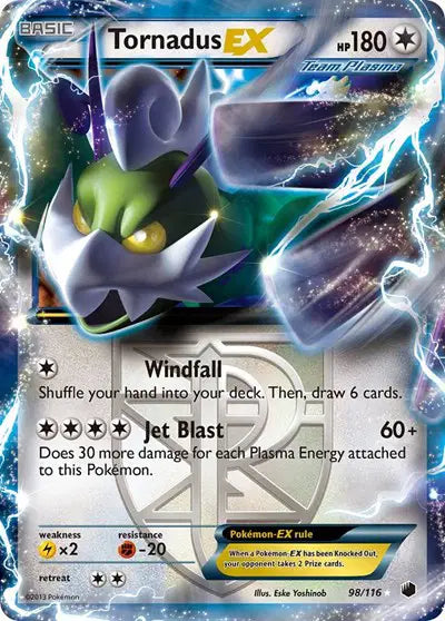 Tornadus EX - 98/116 - Plasma Freeze