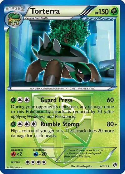Torterra - 3/135 - Plasma Storm