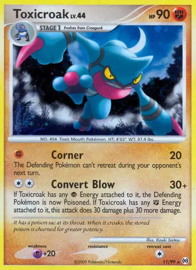 Toxicroak - 11/99 - Platinum Arceus