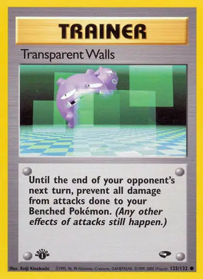 Transparent Walls - 125/132 - 1st Edition - Gym Challenge