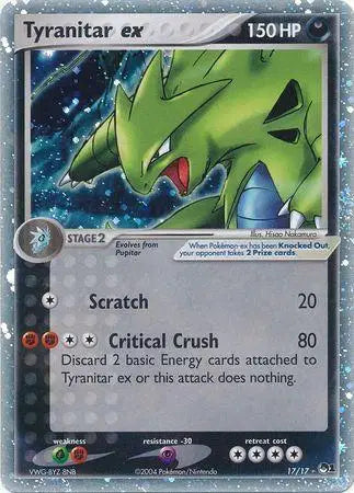 Tyranitar ex - 17/17 - Pop Series 1