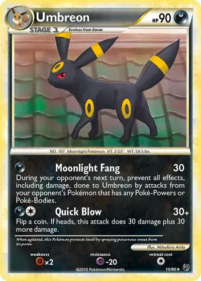 Umbreon - 10/90 - Undaunted