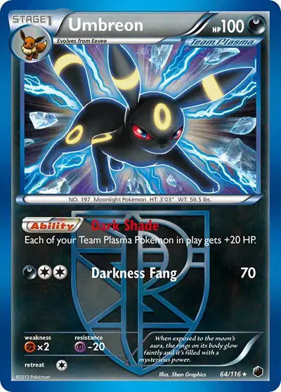 Umbreon - 64/116 - Plasma Freeze