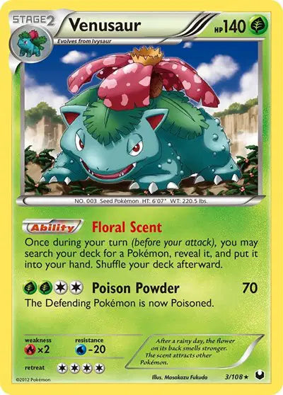 Venusaur - 3/108 - Dark Explorers