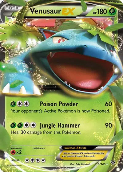 Venusaur EX - 1/146 - XY Base Set