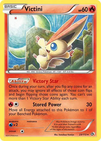 Victini - 23/113 - Legendary Treasures