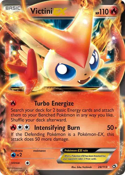 Victini EX - 24/113 - Legendary Treasures