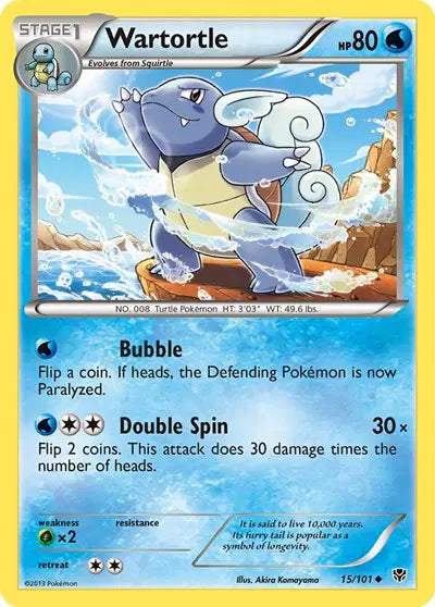 Wartortle - 15/101 - Plasma Blast