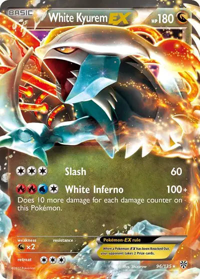 White Kyurem EX - 96/135 - Plasma Storm