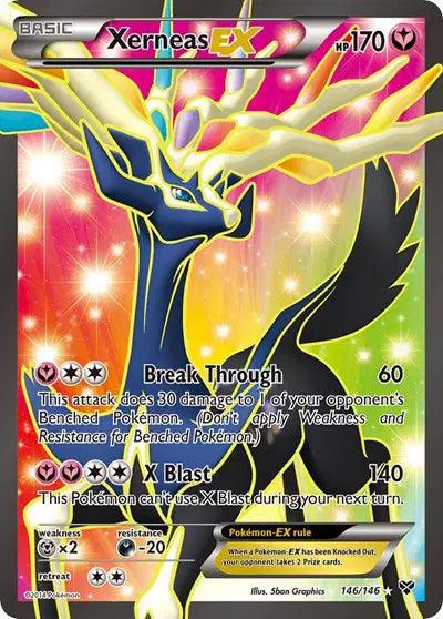 Xerneas EX - 146/146 - XY Base Set