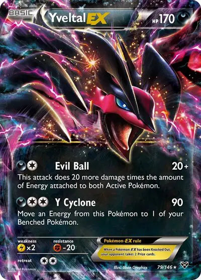 Yveltal EX - 79/146 - XY Base Set