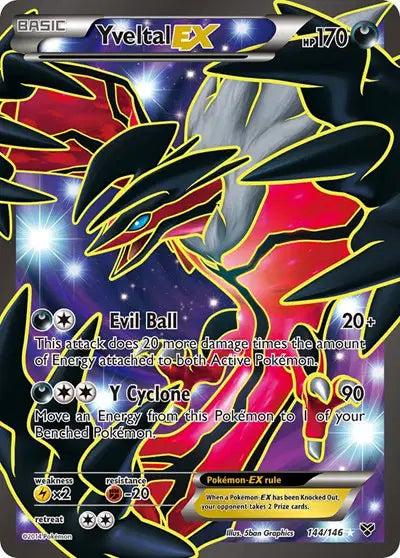 Yveltal EX - 144/146 - XY Base Set