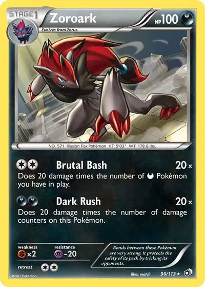 Zoroark - 90/113 - Legendary Treasures