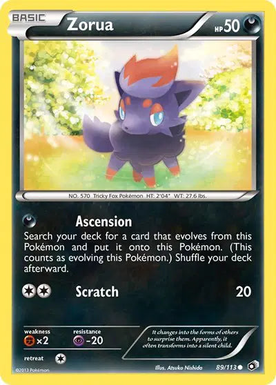 Zorua - 89/113 - Legendary Treasures
