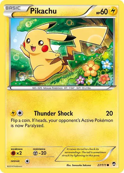 Pikachu - 27/111 - Furious Fists
