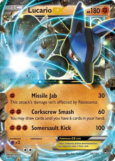 Lucario EX - 54/111 - Furious Fists