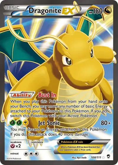 Dragonite EX - 108/111 - Furious Fists