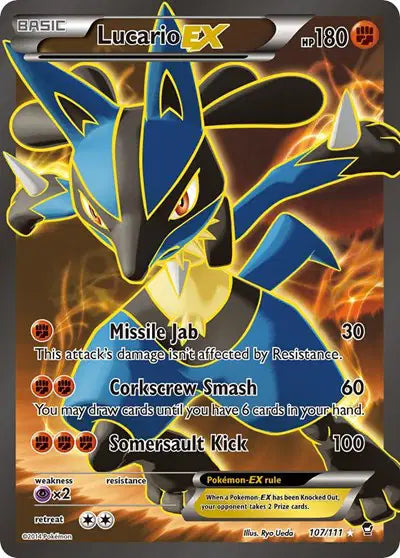Lucario EX - 107/111 - Furious Fists