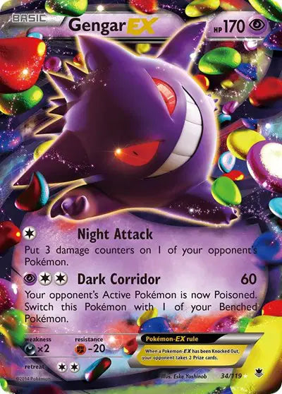 Gengar EX - 34/119 - Phantom Forces