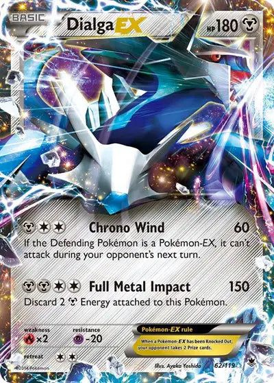 Dialga EX - 62/119 - Phantom Forces