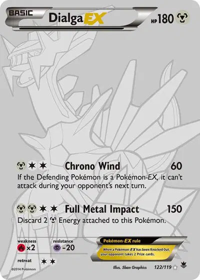 Dialga EX - 122/119 - Phantom Forces