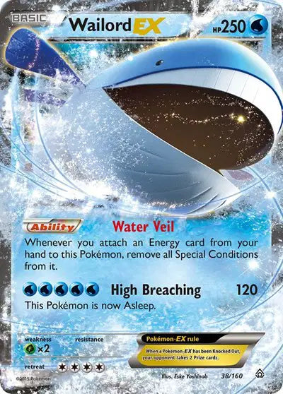 Wailord EX - 38/160 - Primal Clash
