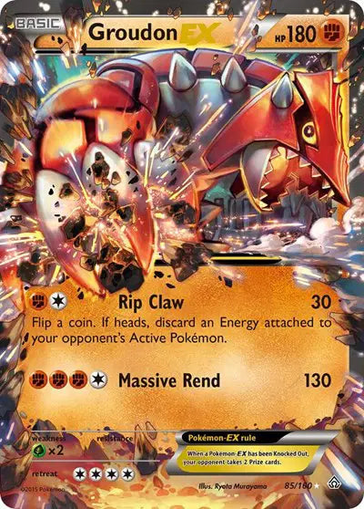 Groudon EX - 85/160 - Primal Clash