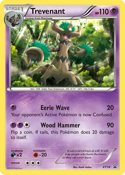 Trevenant - XY14 - XY Promo