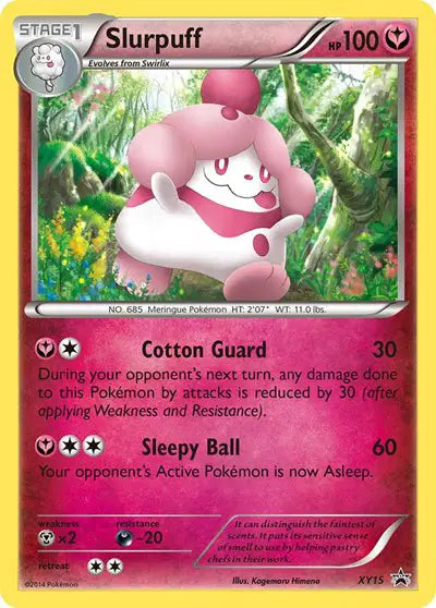 Slurpuff - XY15 - XY Promo