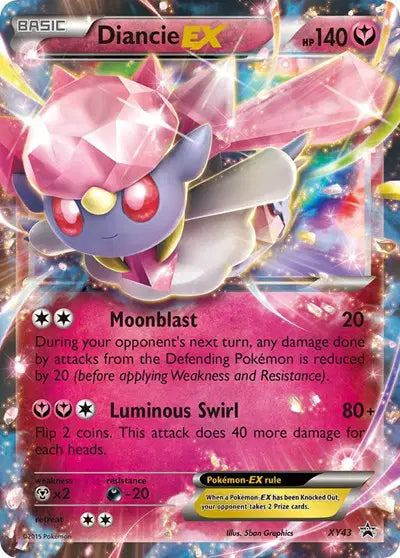 Diancie EX - XY43 - XY Promo