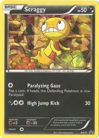 Scraggy - BW25 - Cosmos Holo - Black & White Promos